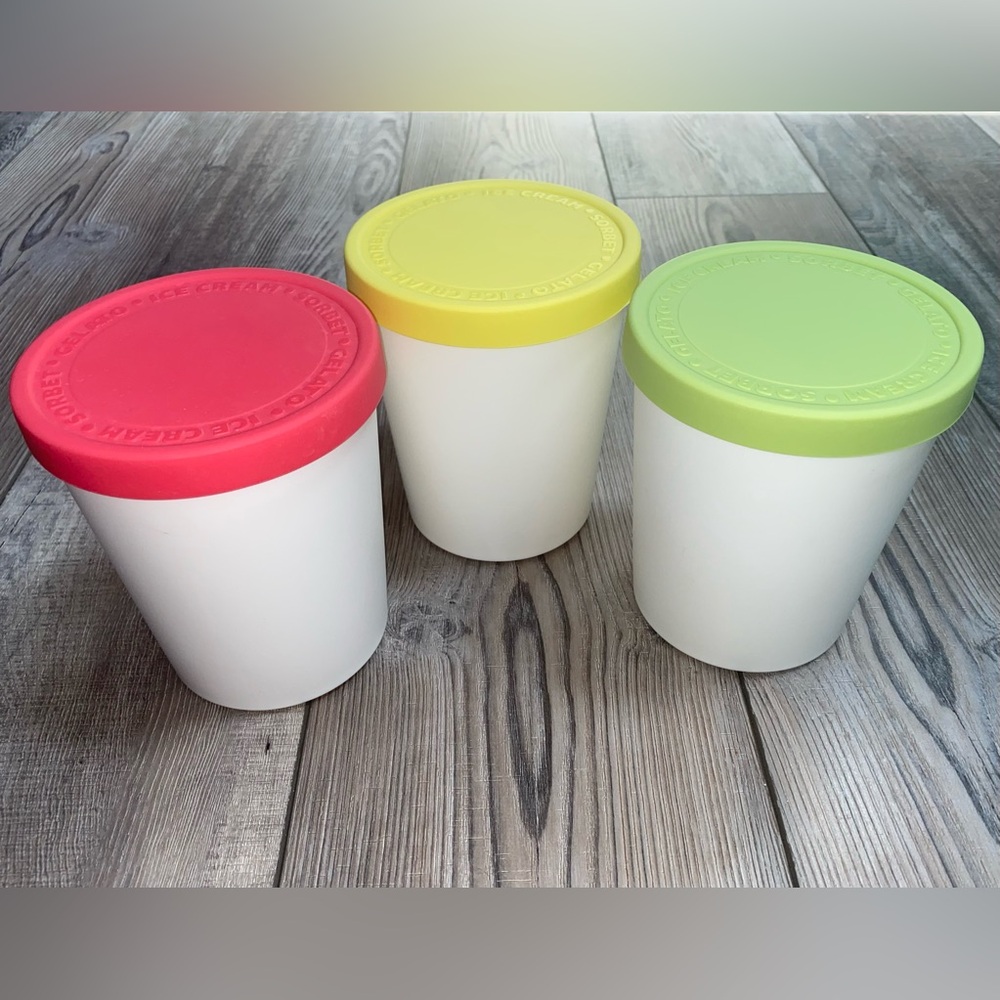 NWOT Tovolo 1 Quart Ice Cream Container Homemade or Toppings Supplies Silicone